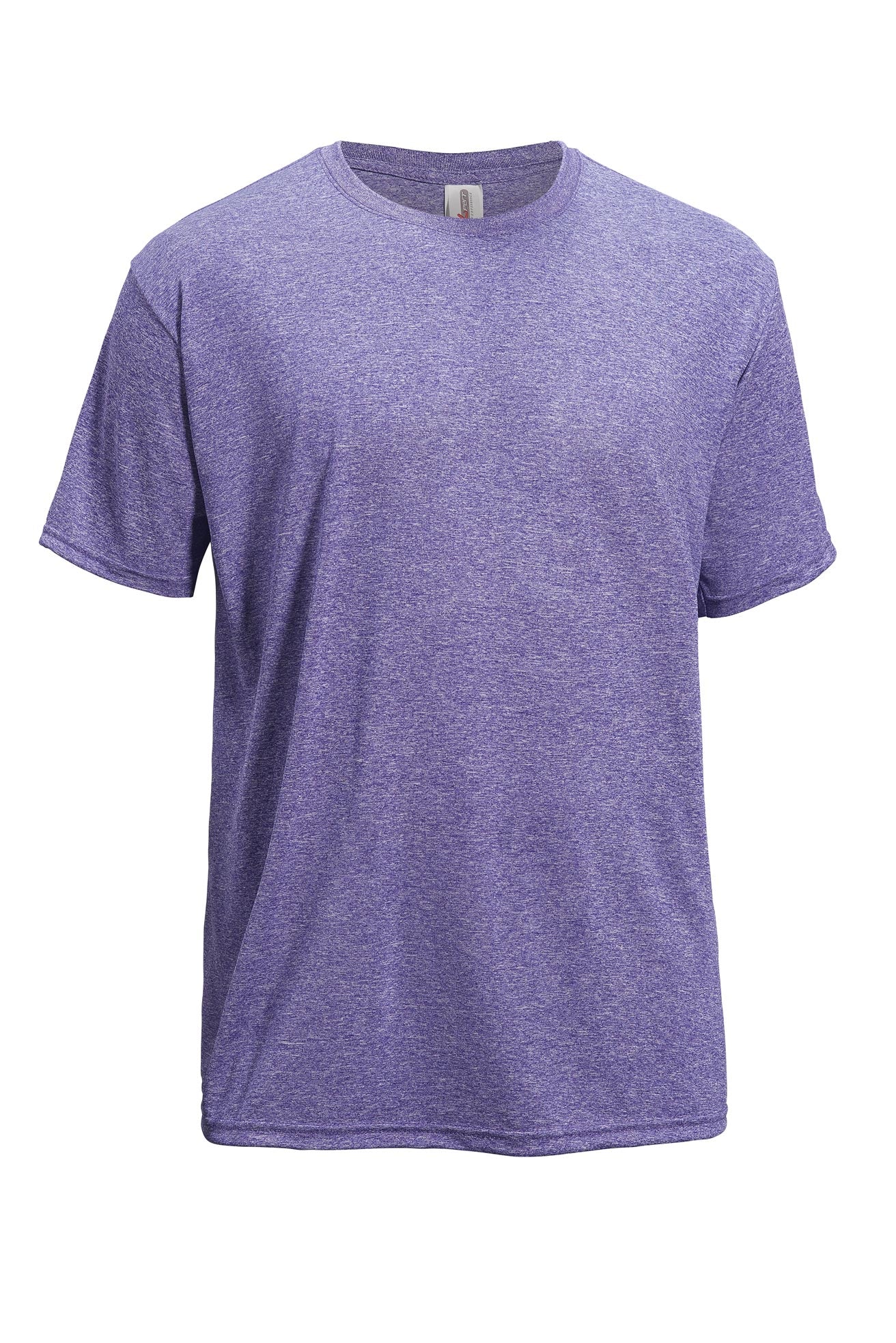 Expert Brand Retail Active Heather Tee in Purple 2#color_heather-purple