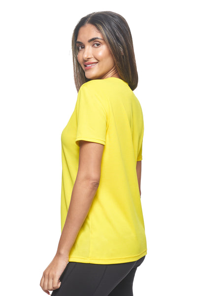 Expert Brand Retail Activewear Sportswear Made in USA Tec Tee T-shirt made in USA Bright Yellow 2#color_bright-yellow