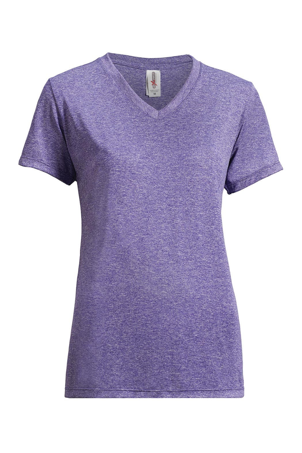 Expert Brand Retail Women's Heather Active Tee Purple#color_heather-purple