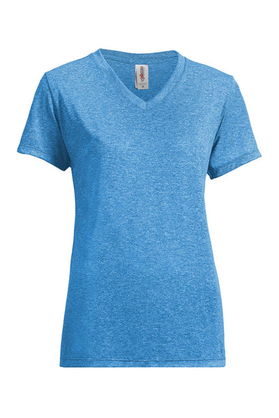 Expert Brand Retail Women's Heather Active Tee Royal 2#color_heather-royal