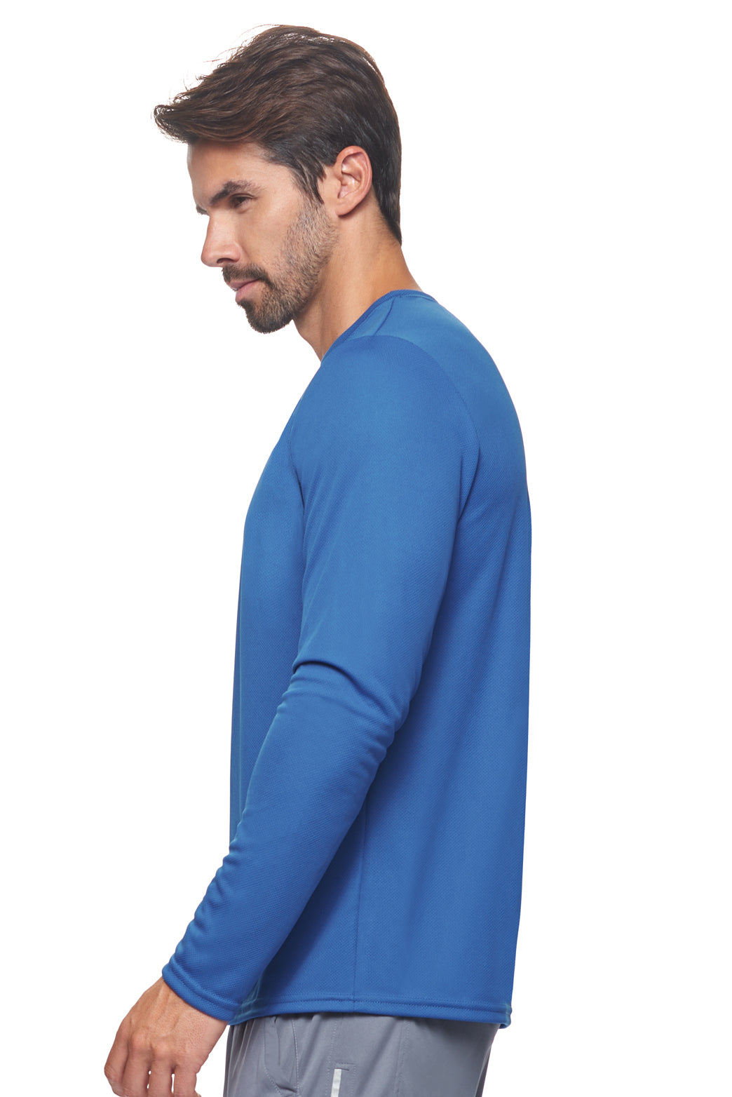Oxymesh™ Crewneck Long Sleeve Tec Tee 🇺🇸 - Expert Brand Apparel#color_royal-blue