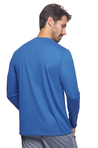Expert Brand Retail Made in USA sportswear activewear long sleeve tec tee crewneck oxymesh royal 3#color_royal-blue