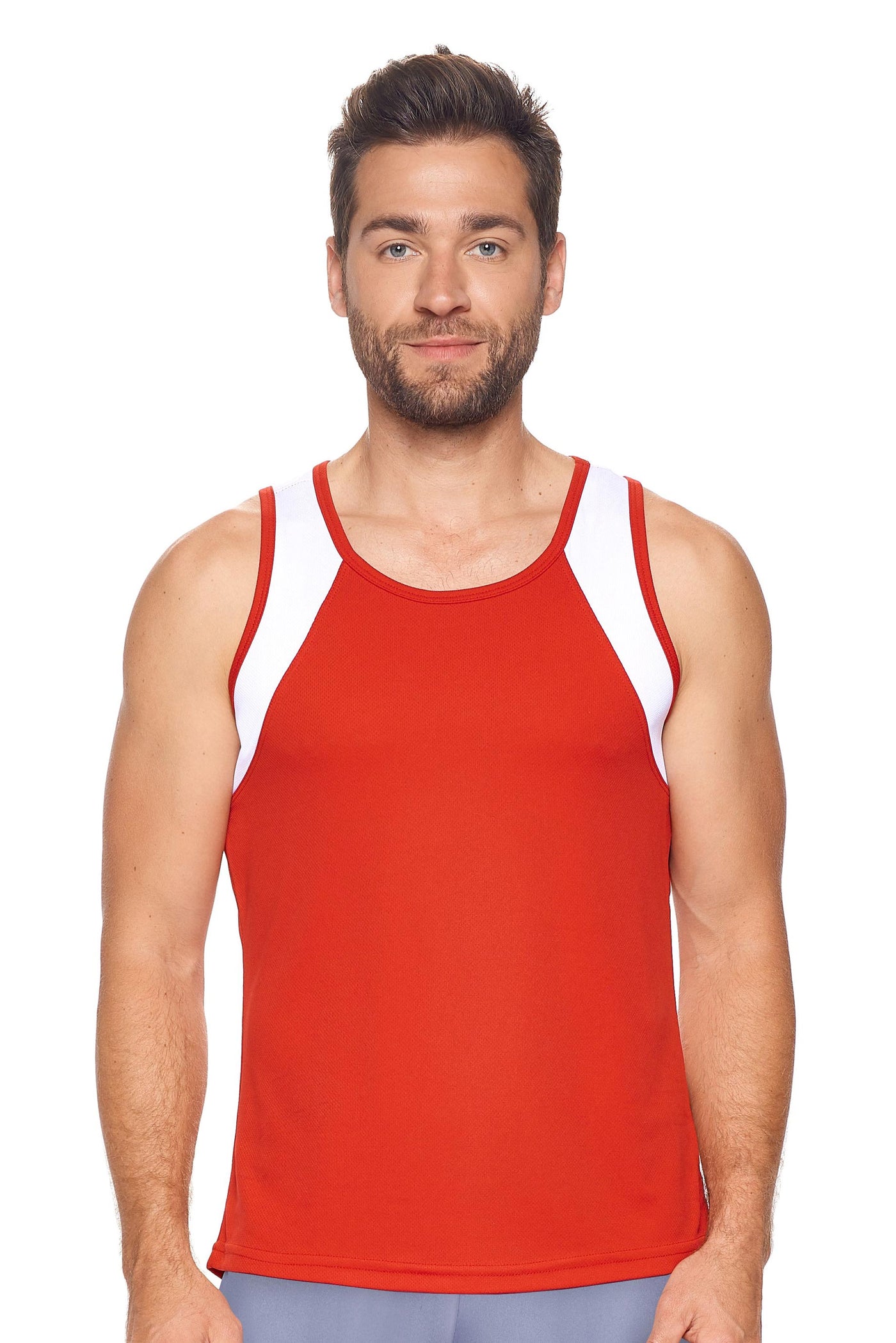 Oxymesh™ Distance Tank 🇺🇸 - Expert Brand Apparel#color_red-white