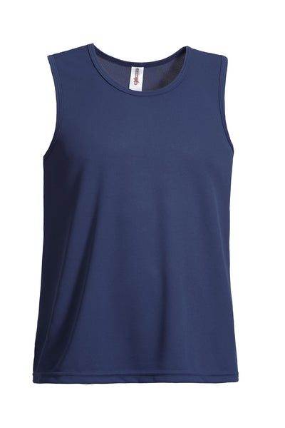 Expert Brand Retail Men's Oxymesh Tank Top Made in USA navy#color_navy