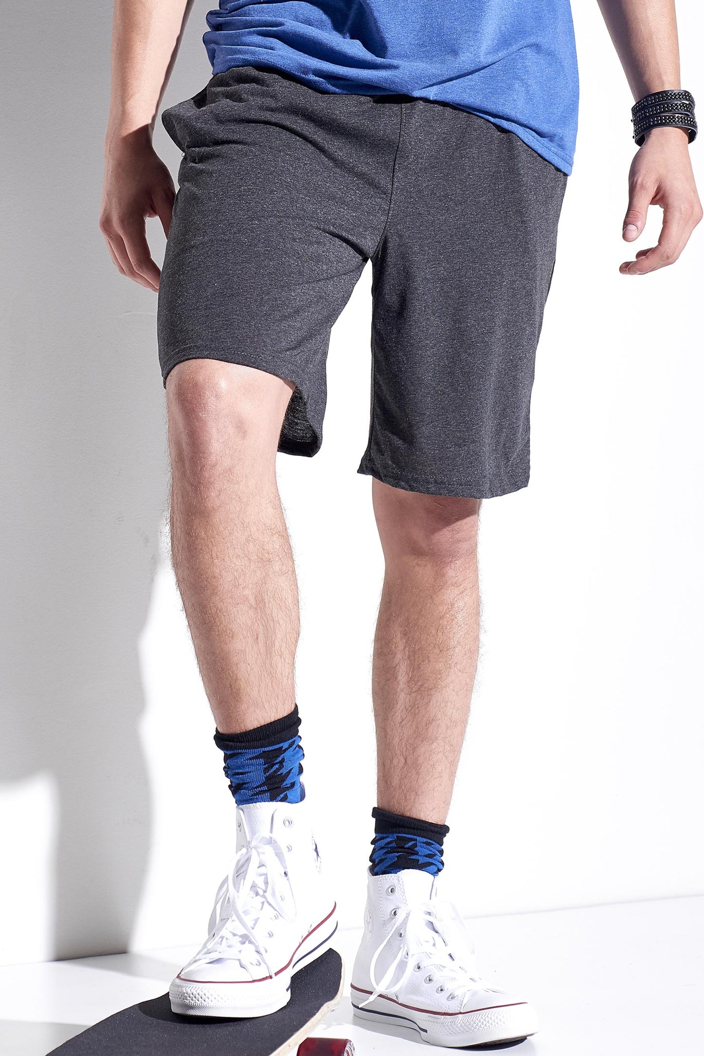 Performance Heather Shorts with Pockets 🇺🇸 - Expert Brand Apparel#color_dark-heather-charcoal