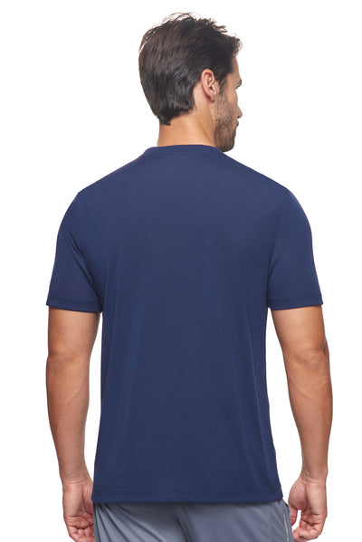 Expert Brand Retail Super Soft Eco-Friendly Performance Apparel Fashion Sportswear Men's Crewneck T-Shirt Made in USA navy blue 3#color_navy