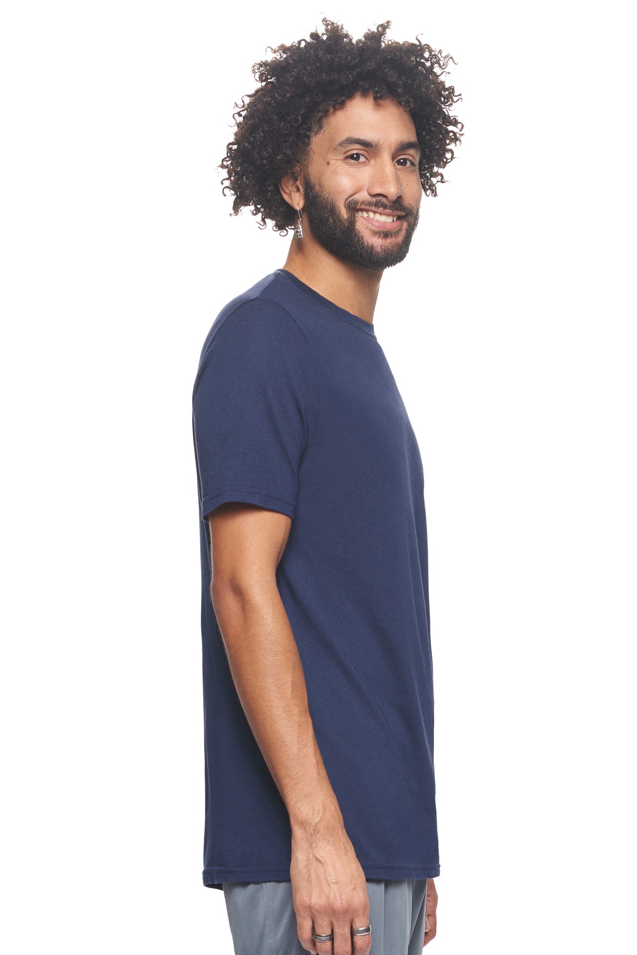 Expert Brand Retail Sustainable Eco-Friendly Micromodal Cotton Men's Crewneck T-Shirt Made in USA navy 3#color_navy