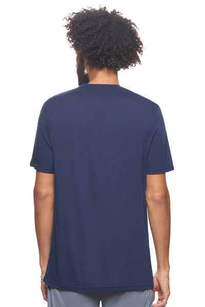 Expert Brand Retail Sustainable Eco-Friendly Micromodal Cotton Men's Crewneck T-Shirt Made in USA navy 4#color_navy