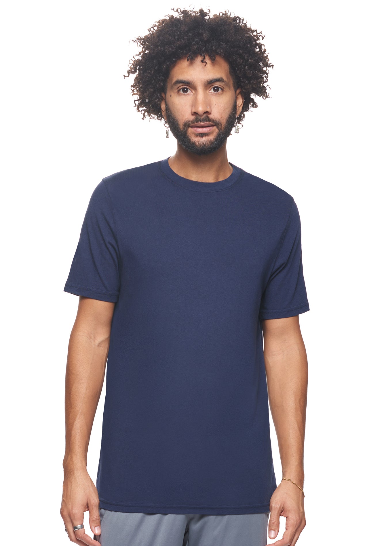 Expert Brand Retail Sustainable Eco-Friendly Micromodal Cotton Men's Crewneck T-Shirt Made in USA navy#color_navy