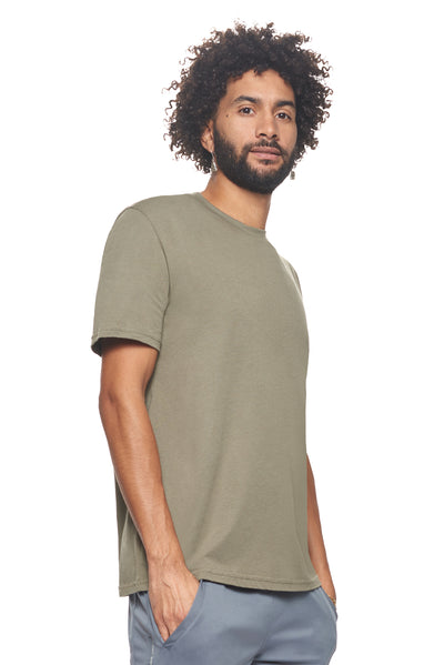 Expert Brand Retail Sustainable Eco-Friendly Micromodal Cotton Men's Crewneck T-Shirt Made in USA olive 2#color_olive