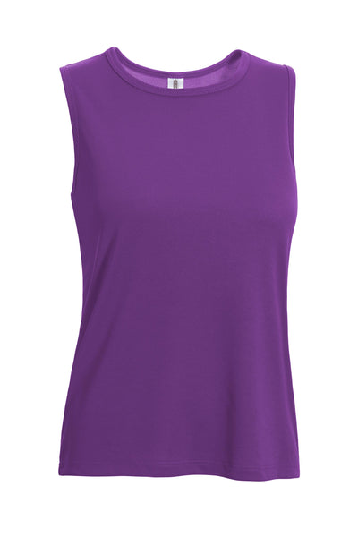 Expert Brand Retail Women's Oxymesh™ Sleeveless Tank Royal Blue Made in USA dark purple#color_dark-purple