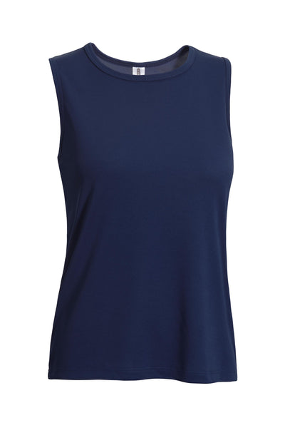 Expert Brand Retail Women's Oxymesh™ Sleeveless Tank Royal Blue Made in USA navy#color_navy