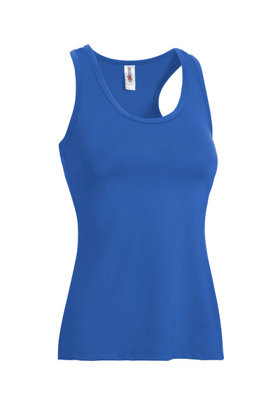 Expert Brand Retail Women's Tank Top Made in USA Cadet Blue#color_cadet-blue