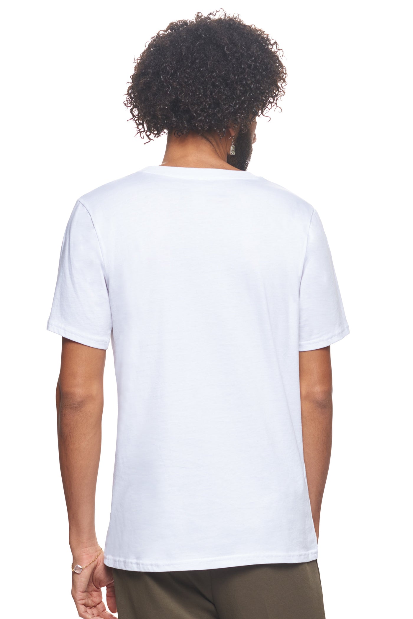 Expert Brand Retail Organic Cotton T-Shirt Made in USA Men's White 3#color_white
