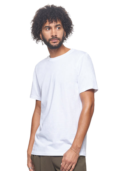 Expert Brand Retail Organic Cotton T-Shirt Made in USA Men's White#color_white
