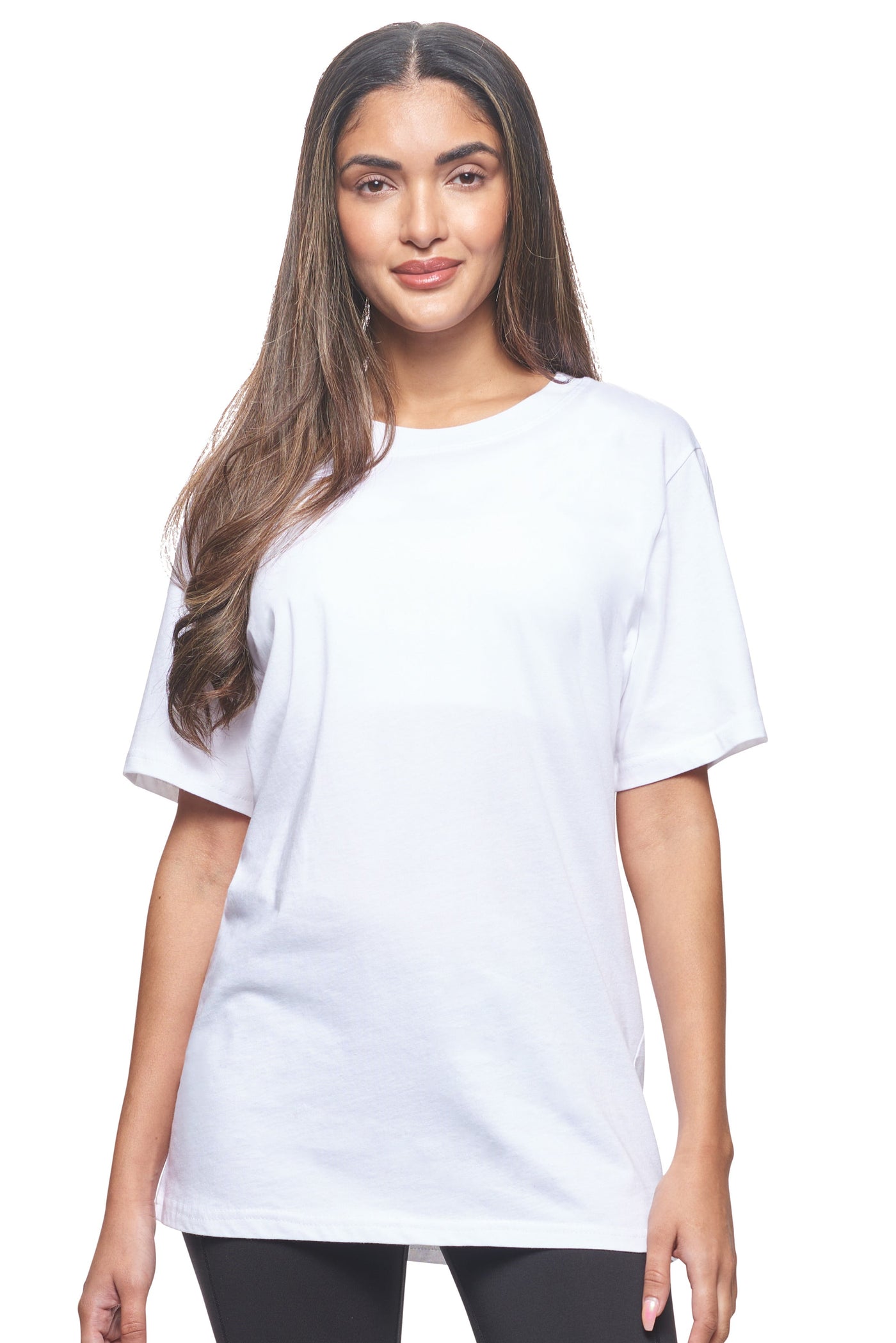 Expert Brand Retail Organic Cotton T-Shirt Made in USA Women's White#color_white