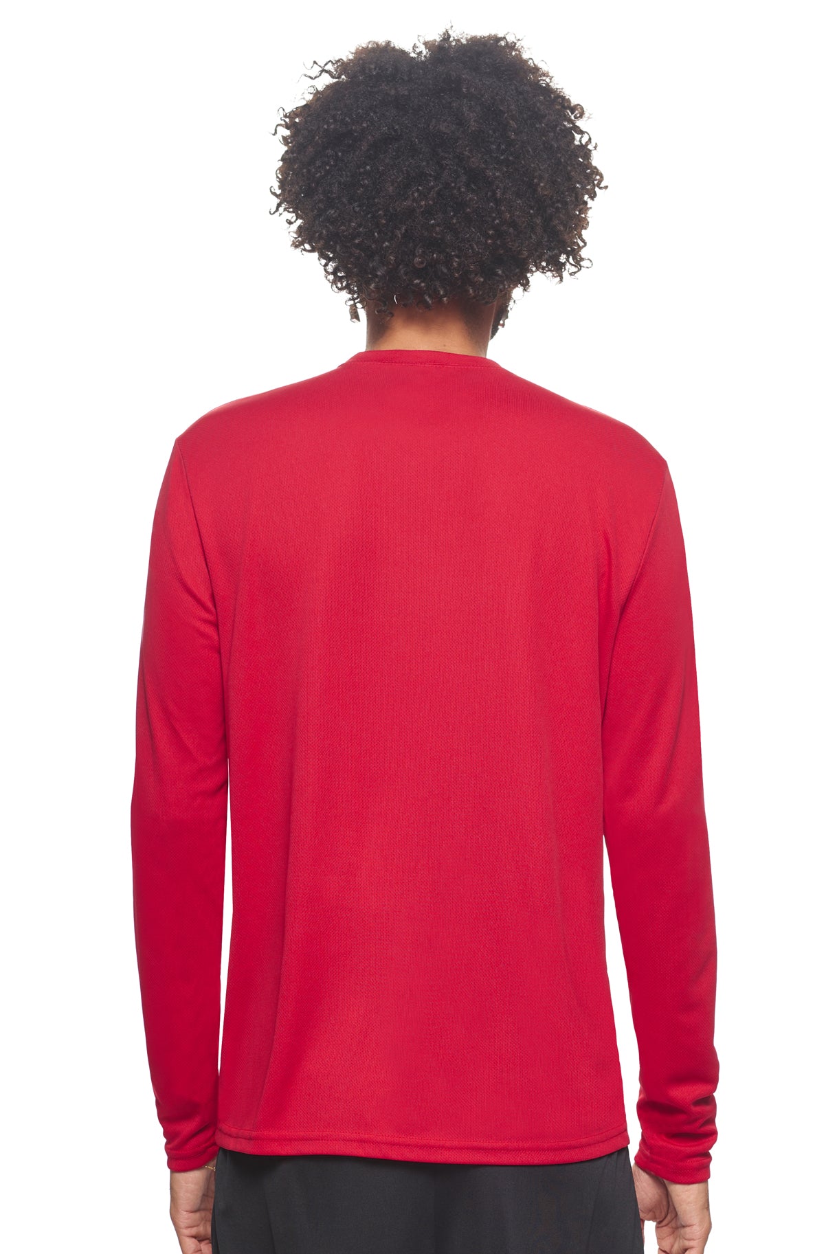 Expert Brand Retail Made in USA sportswear activewear long sleeve tec tee oxymesh crewneck red 3#color_true-red