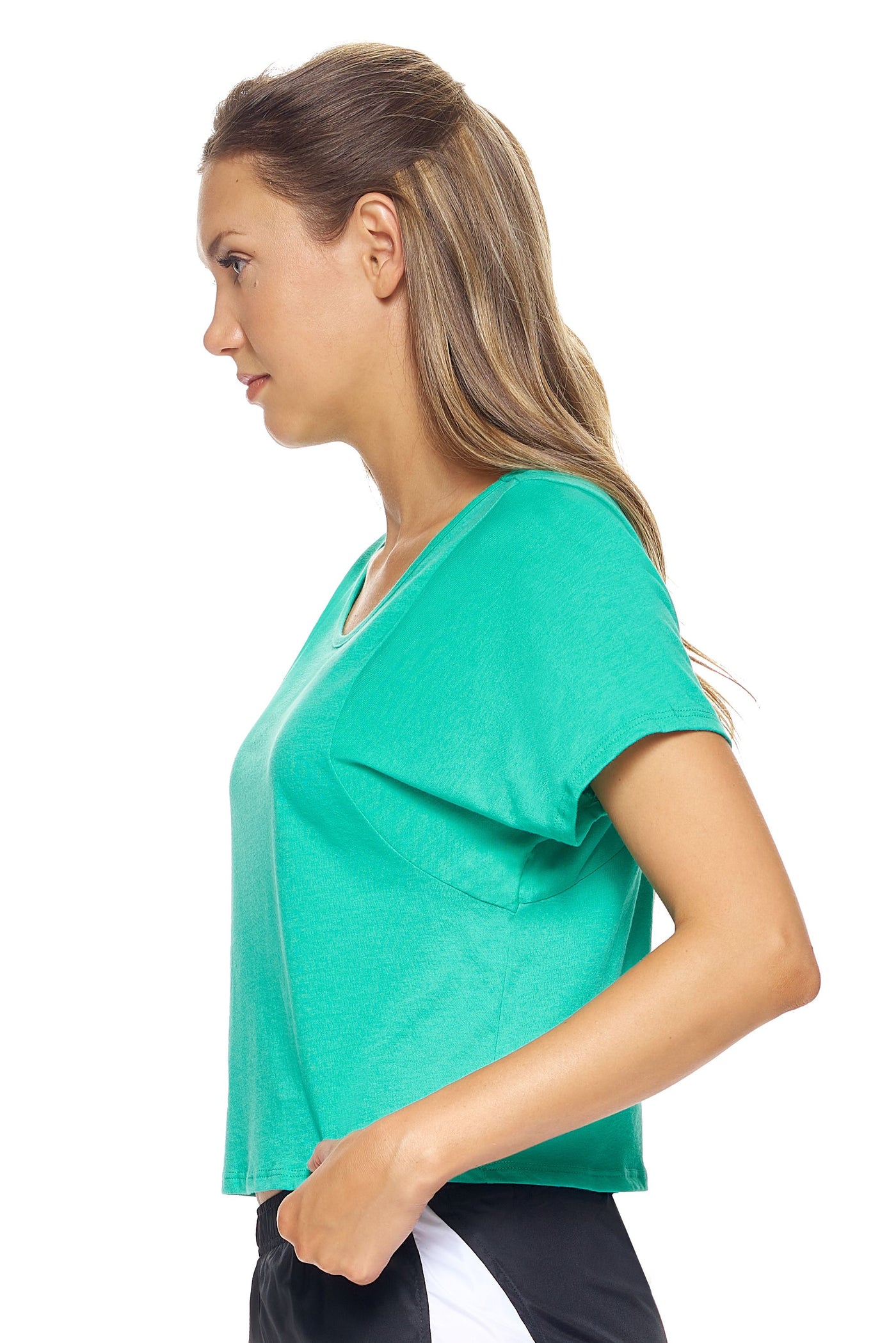 MoCA™ Cropped Tee 🇺🇸🍃 - Expert Brand Apparel#color_bright-teal