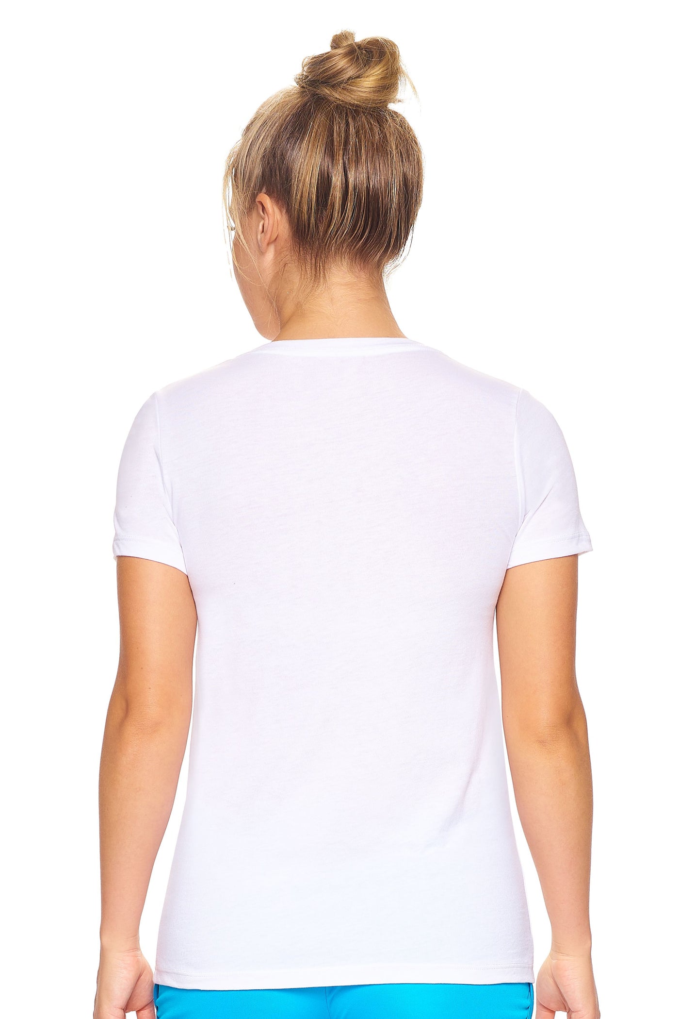 Expert Brand Women's MoCA™ Bay Crewneck Tee in White Image 3#color_white