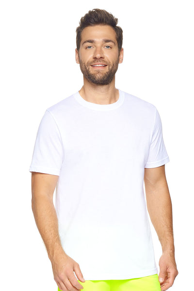 Expert Brand Retail Sustainable Eco-Friendly Micromodal Cotton Men's Crewneck T-Shirt Made in USA white#color_white