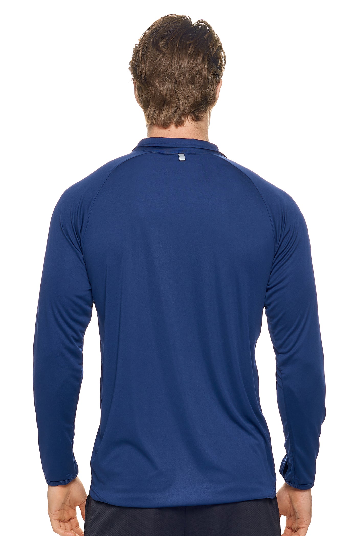 Expert Brand Men's pk MaX™ Half-Zip Run Away Top in Navy Image 3