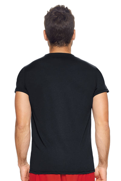 Expert Brand Men's Military Physical Training T-Shirt in Black Image 3#color_black